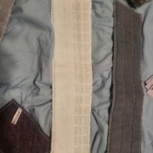 Blue and Gray Towel Set